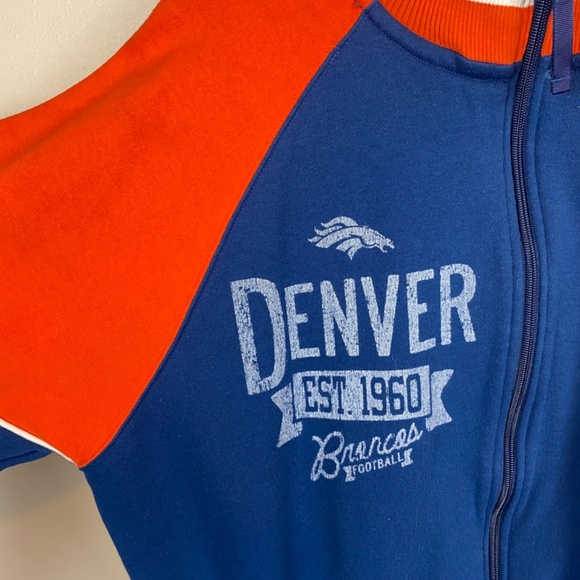 NFL Denver Broncos Full Zip Sweatshirt Jacket - Size XL - Picture 3 of 6